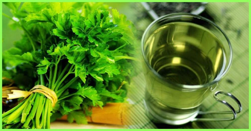 Decoction based on parsley is a remedy for prostatitis