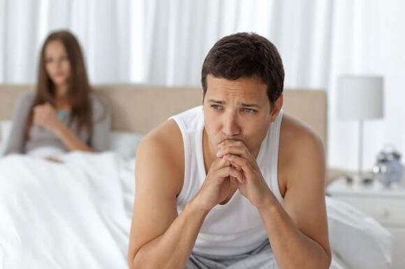 impotence in a person with prostatitis